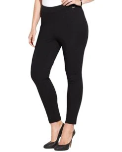 Calvin Klein Women's Plus Size Essential Power Stretch Ponte Legging | Pants