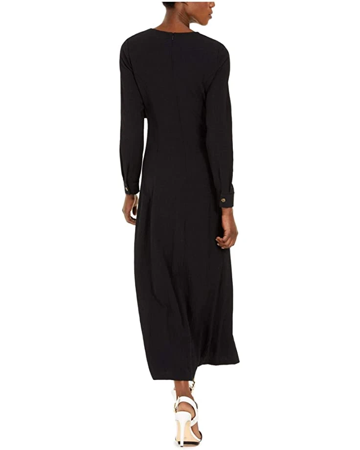 Calvin Klein Women's Maxi Dress with Tie Front | Dresses 2 Calvin Klein Women's Maxi Dress with Tie Front | Dresses - Image 2