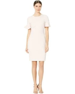 Calvin Klein Short Ruffle Sleeve Dress | Dresses -Calvin Klein Sales Shop 51Zr4ziWLCL. AC SR736920