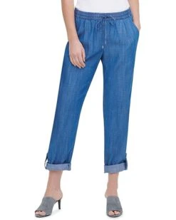 Calvin Klein Women's Misses Roll Cuff Pull on Pant | Jeans