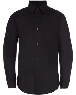 Calvin Klein Boys' Long Sleeve Slim Fit Button-Down Dress Shirt | Shirts & Tops