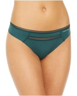Calvin Klein Women's Invisibles with Mesh Thong | Underwear & Intimates