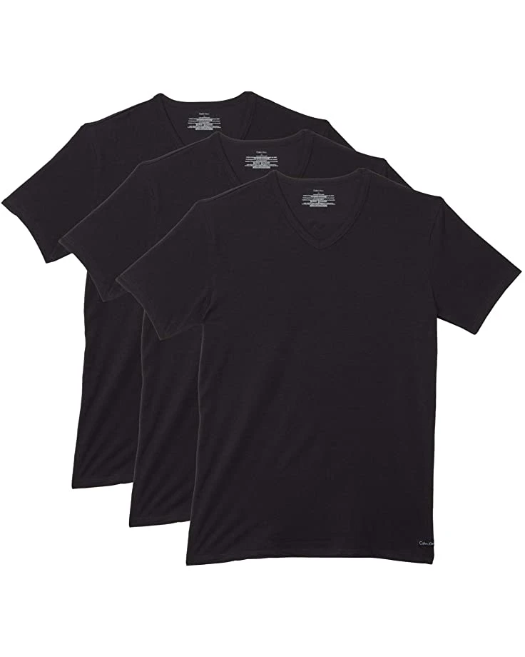 614Ks0W3p6L._AC_SR736920_.jpg Calvin Klein Underwear Cotton Stretch Short Sleeve V-Neck 3-Pack | Shirts & Tops -Calvin Klein Sales Shop 614Ks0W3p6L. AC SR736920