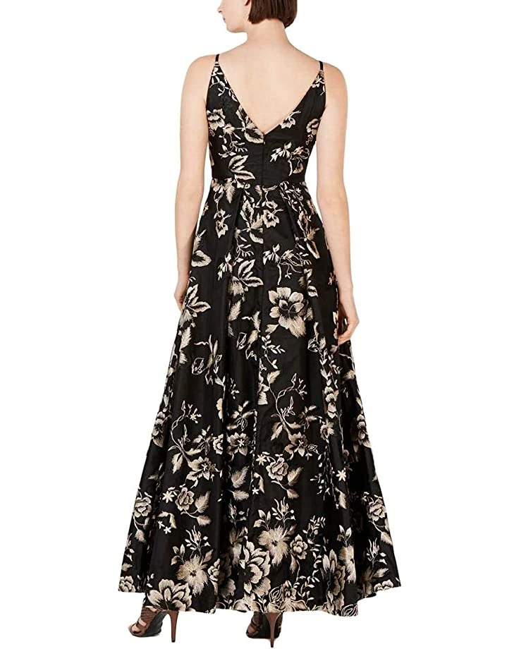 Calvin Klein Women's Spaghetti Strap V Neck Gown | Dresses 2 Calvin Klein Women's Spaghetti Strap V Neck Gown | Dresses - Image 2