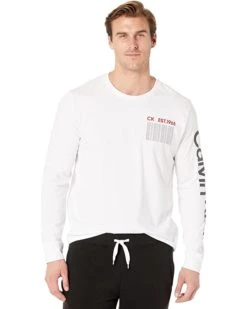 Calvin Klein Long Sleeve Broken Logo Crew | Shirts & Tops