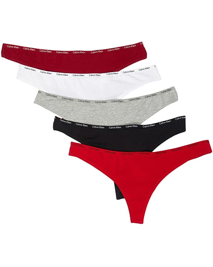 Calvin Klein Underwear 5-Pack Signature Cotton Thong | Underwear & Intimates 1 Calvin Klein Underwear 5-Pack Signature Cotton Thong | Underwear & Intimates