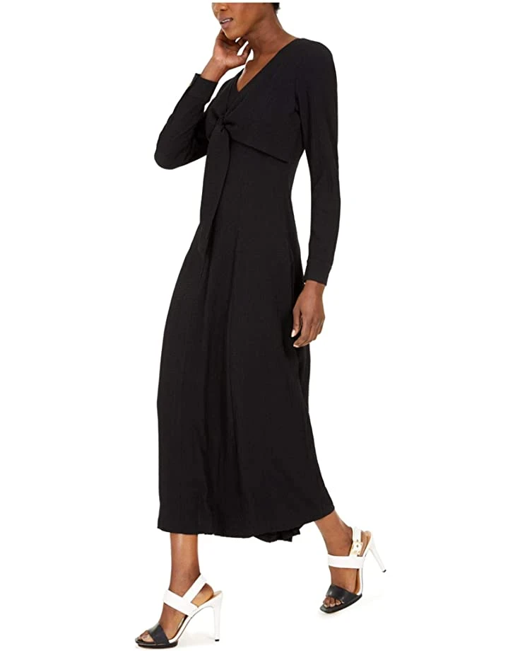 Calvin Klein Women's Maxi Dress with Tie Front | Dresses 3 Calvin Klein Women's Maxi Dress with Tie Front | Dresses - Image 3