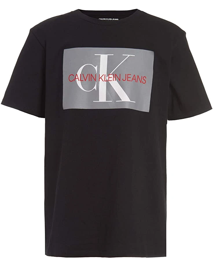 Calvin Klein Boys' Institution Logo Crew Neck Tee Shirt | Shirts & Tops 1 Calvin Klein Boys' Institution Logo Crew Neck Tee Shirt | Shirts & Tops