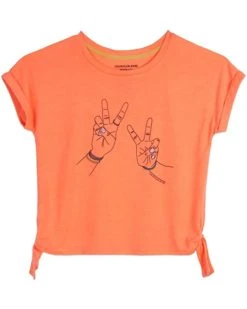 Calvin Klein Girls' Ck Logo Tee | Shirts & Tops -Calvin Klein Sales Shop 61BNTb6ZxlS. AC SR736920