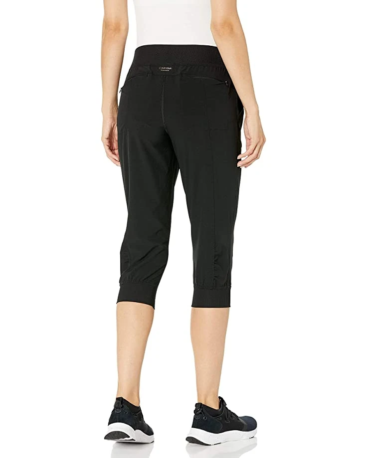 Calvin Klein Women's Premium Performance Rib Cuffed Capri Pant (Standard and Plus) | Pants 2 Calvin Klein Women's Premium Performance Rib Cuffed Capri Pant (Standard and Plus) | Pants - Image 2