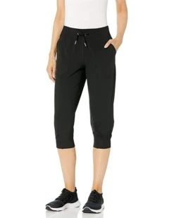 Calvin Klein Women's Premium Performance Rib Cuffed Capri Pant (Standard and Plus) | Pants