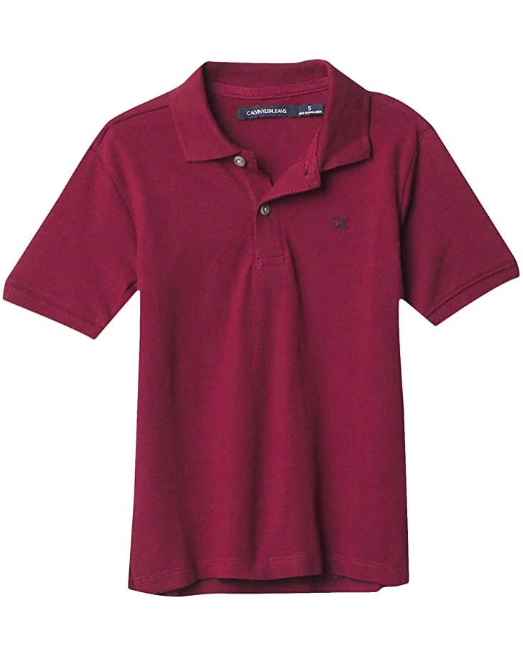 Calvin Klein Short Sleeve Solid Polo (Little Kids) | Shirts & Tops 1 Calvin Klein Short Sleeve Solid Polo (Little Kids) | Shirts & Tops