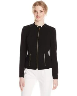 Calvin Klein Women's Lux Jacket with Zip | Coats & Outerwear