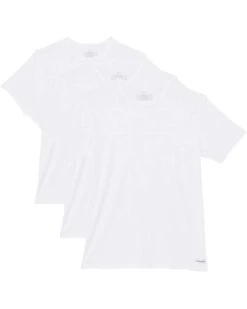 Calvin Klein Underwear Cotton Stretch w/ Wicking Short Sleeve Crew Neck Tee 3-Pack | Shirts & Tops