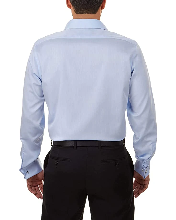 Calvin Klein Men's Dress Shirt Slim Fit Non Iron Herringbone Spread Collar | Shirts & Tops 2 Calvin Klein Men's Dress Shirt Slim Fit Non Iron Herringbone Spread Collar | Shirts & Tops - Image 2