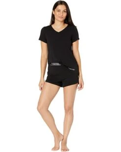 Calvin Klein Underwear Bamboo Lounge Short Sleeve Shorts Set | Sleepwear