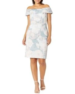 Calvin Klein Womens Seamed Off the Shoulder Dress | Dresses