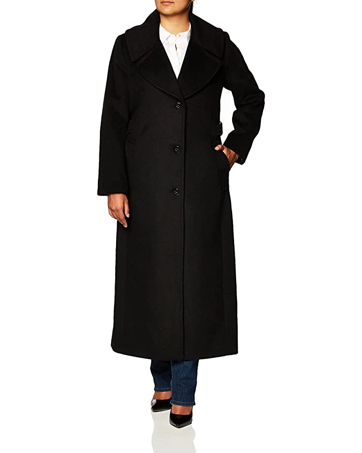 Calvin Klein Women's Notch Collar Maxi | Coats & Outerwear 1 Calvin Klein Women's Notch Collar Maxi | Coats & Outerwear