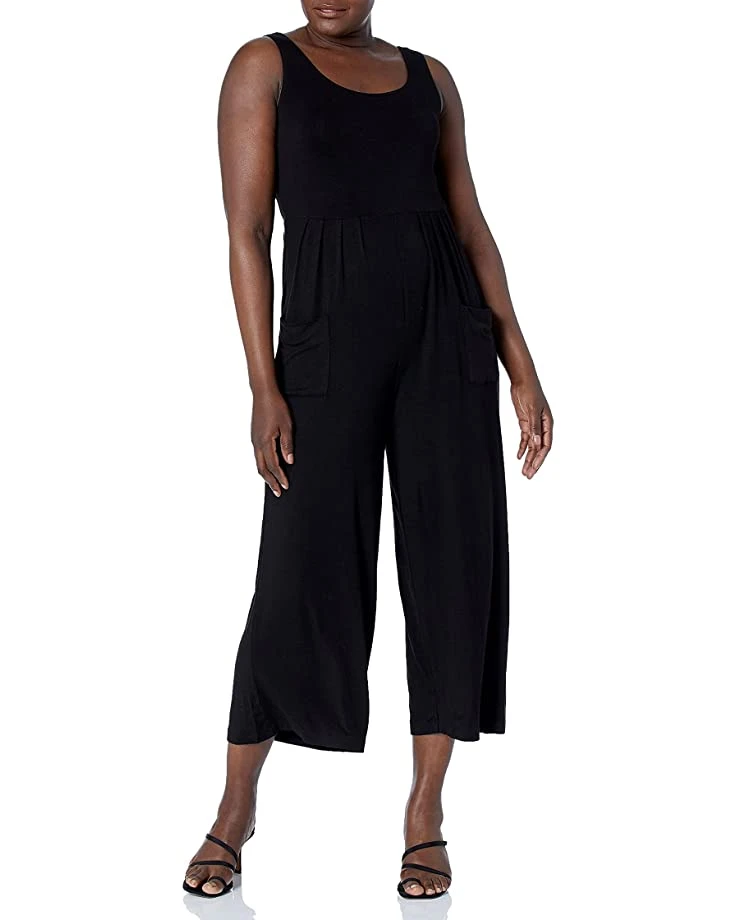 Calvin Klein Womens Scoop Neck Jumpsuit With Front Pockets | Jumpsuits & Rompers 1 Calvin Klein Womens Scoop Neck Jumpsuit With Front Pockets | Jumpsuits & Rompers