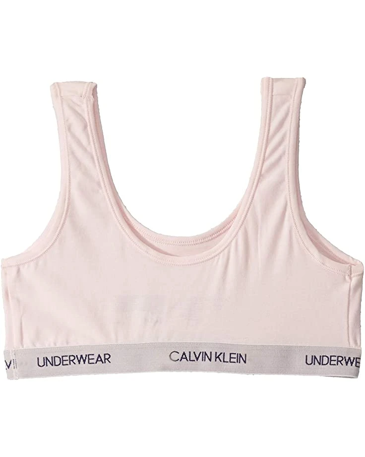 Calvin Klein Kids 2-Pack Monogram Bralette (Little Kids/Big Kids) | Underwear & Intimates 2 Calvin Klein Kids 2-Pack Monogram Bralette (Little Kids/Big Kids) | Underwear & Intimates - Image 2