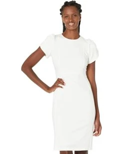 Calvin Klein Short Scuba Crepe Dress with Tulip Sleeve | Dresses 11 Calvin Klein Short Scuba Crepe Dress with Tulip Sleeve | Dresses -Calvin Klein Sales Shop 61Q2HsQozXL. AC SR736920