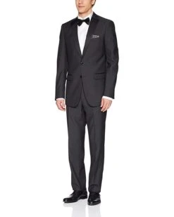 Calvin Klein Men's Mac Slim Fit Tux 2 Button Single Breast | Suits