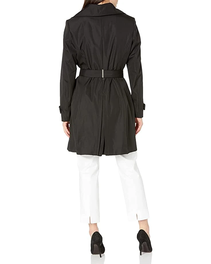 61QfSrfMe4L._AC_SR736920_.jpg Calvin Klein Women's Single Breasted Belted Rain Jacket with Removable Hood | Coats & Outerwear -Calvin Klein Sales Shop 61QfSrfMe4L. AC SR736920