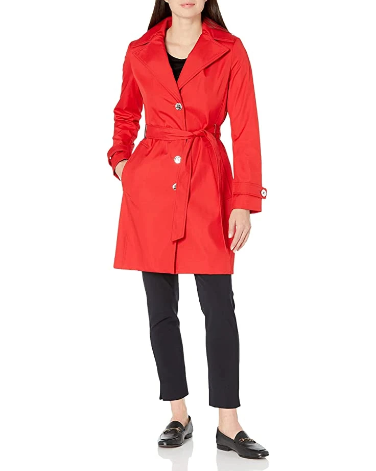 61Qx-te8kFL._AC_SR736920_.jpg Calvin Klein Women's Single Breasted Belted Rain Jacket with Removable Hood | Coats & Outerwear -Calvin Klein Sales Shop 61Qx te8kFL. AC SR736920
