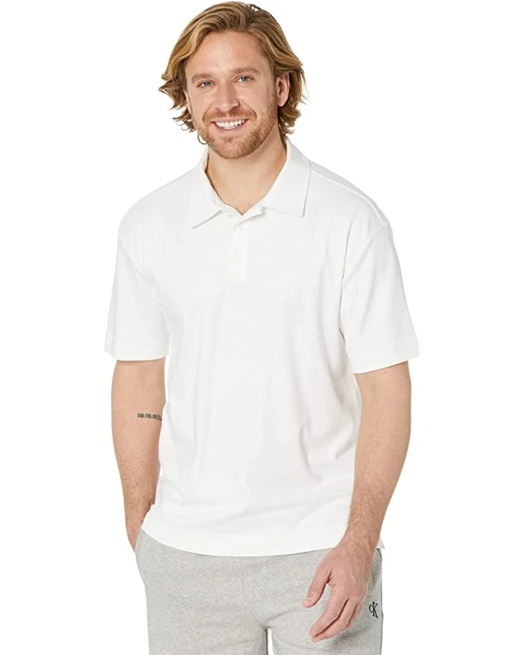 Calvin Klein Short Sleeve Boxy Polo | Shirts & Tops 1 Calvin Klein Short Sleeve Boxy Polo | Shirts & Tops