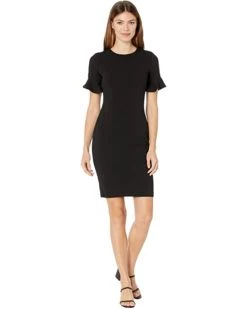 Calvin Klein Short Ruffle Sleeve Dress | Dresses -Calvin Klein Sales Shop 61RlLWtXJML. AC SR736920
