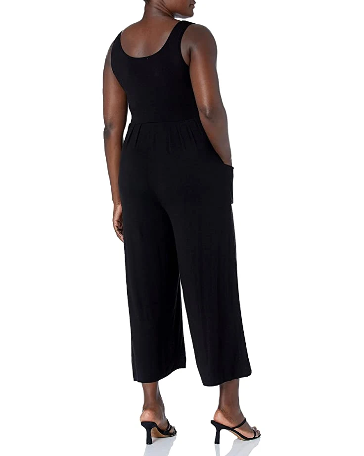 Calvin Klein Womens Scoop Neck Jumpsuit With Front Pockets | Jumpsuits & Rompers 2 Calvin Klein Womens Scoop Neck Jumpsuit With Front Pockets | Jumpsuits & Rompers - Image 2