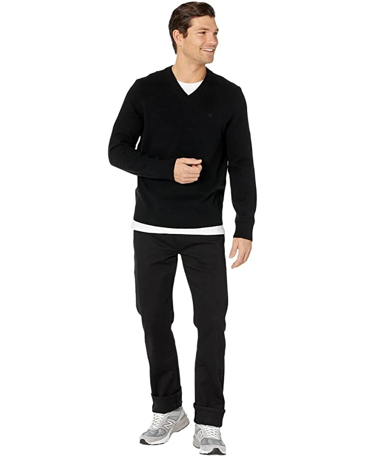 Calvin Klein Long Sleeve Solid Merino V-Neck | Sweaters 4 Calvin Klein Long Sleeve Solid Merino V-Neck | Sweaters - Image 4