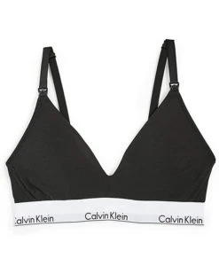 Calvin Klein Women's Modern Cotton Lightly Lined Triangle Nursing Bra | Underwear & Intimates