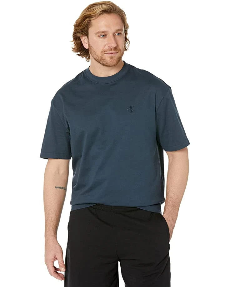61Z6kqiDxwL._AC_SR736920_.jpg Calvin Klein Short Sleeve Relaxed Archive Logo Crew Neck Tee | Shirts & Tops -Calvin Klein Sales Shop