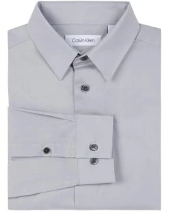 Calvin Klein Boys' Long Sleeve Slim Fit Button-Down Dress Shirt | Shirts & Tops -Calvin Klein Sales Shop 61anD kflrL. AC SR736920