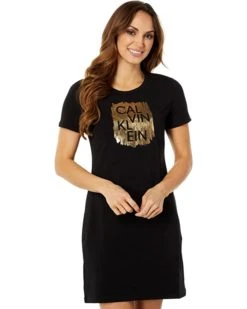 Calvin Klein Logo Shirtdress | Dresses