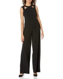 Calvin Klein Women's Sleeveless Jumpsuit with Cut Outs | Jumpsuits & Rompers