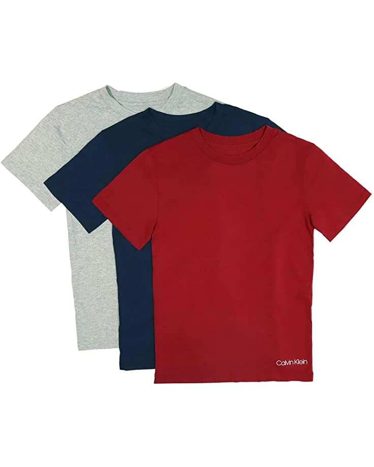 61cq8boMXES._AC_SR736920_.jpg Calvin Klein Boys' Crewneck Undershirt Solid T-Shirt, 3 Pack | Shirts & Tops -Calvin Klein Sales Shop 61cq8boMXES. AC SR736920