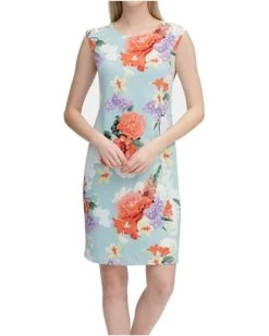 Calvin Klein Women's Sleeveless Dress with Pearl at Shoulder | Dresses -Calvin Klein Sales Shop 61dluyEqIWL. AC SR736920