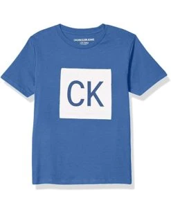 Calvin Klein Boys' Short Sleeve Block Logo Crew Neck Tee Shirt | Shirts & Tops -Calvin Klein Sales Shop 61e IVZxtL. AC SR736920