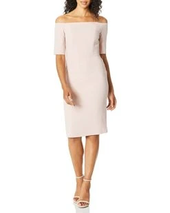 Calvin Klein Women's Solid Off The Shoulder Sheath Dress | Dresses