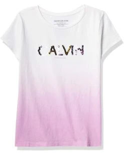 Calvin Klein Girls' Ck Logo Tee | Shirts & Tops -Calvin Klein Sales Shop 61f CorJjeS. AC SR736920