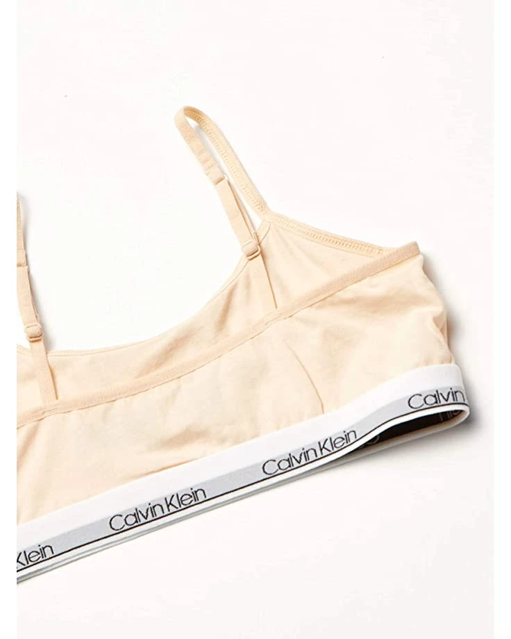 Calvin Klein Girls' Little Kids Modern Cotton Racerback Bralette with Lace, Multipack | Underwear & Intimates 3 Calvin Klein Girls' Little Kids Modern Cotton Racerback Bralette with Lace, Multipack | Underwear & Intimates - Image 3