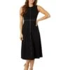 Calvin Klein Sleeveless Crepe Dress | Dresses