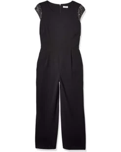 Calvin Klein Women's Plus Size Cap Sleeve Jumpsuit | Jumpsuits & Rompers