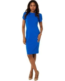Calvin Klein Short Scuba Crepe Dress with Tulip Sleeve | Dresses 9 Calvin Klein Short Scuba Crepe Dress with Tulip Sleeve | Dresses -Calvin Klein Sales Shop 61n3DlO2BYL. AC SR736920