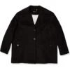 Calvin Klein Plus Size Womens Single Breasted Peacoat | Coats & Outerwear