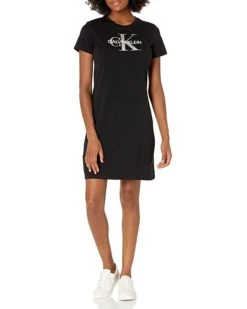 Calvin Klein Women's Short Sleeve Logo T-Shirt Dress | Dresses