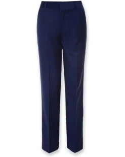 Calvin Klein Boys' Flat-Front Suit Dress Pant, Straight Leg Fit & Hemmed Bottom, Belt Loops & Functional Front Pockets | Pants