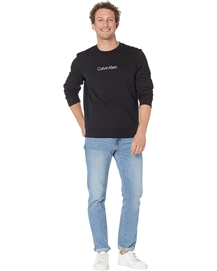 Calvin Klein Long Sleeve CK Logo Terry Crew | Hoodies & Sweatshirts 4 Calvin Klein Long Sleeve CK Logo Terry Crew | Hoodies & Sweatshirts - Image 4